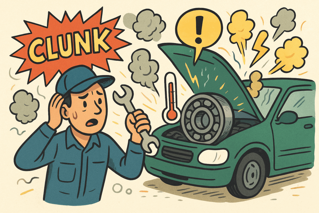 یاتاقان زدن ماشین