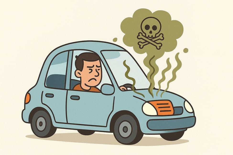 بوی بد بخاری ماشین